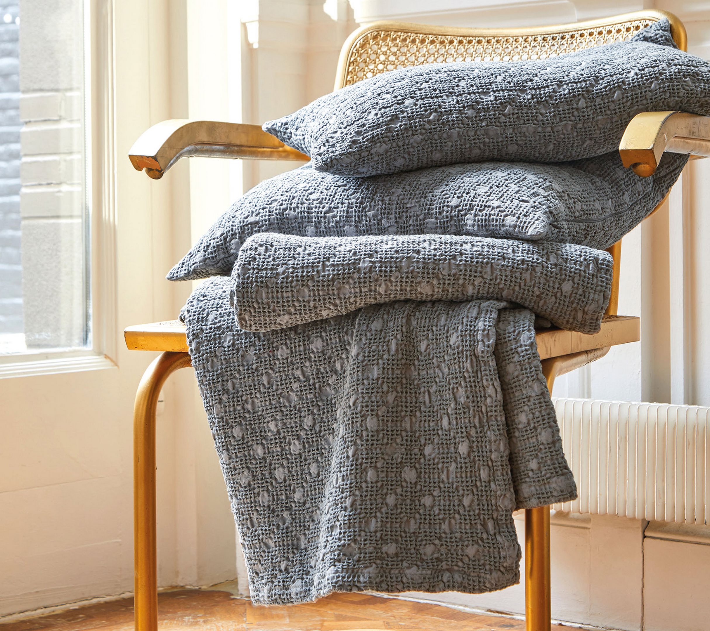 ENSEMBLE ENVELOPPE COUSSIN EVEREST ARDOISE 