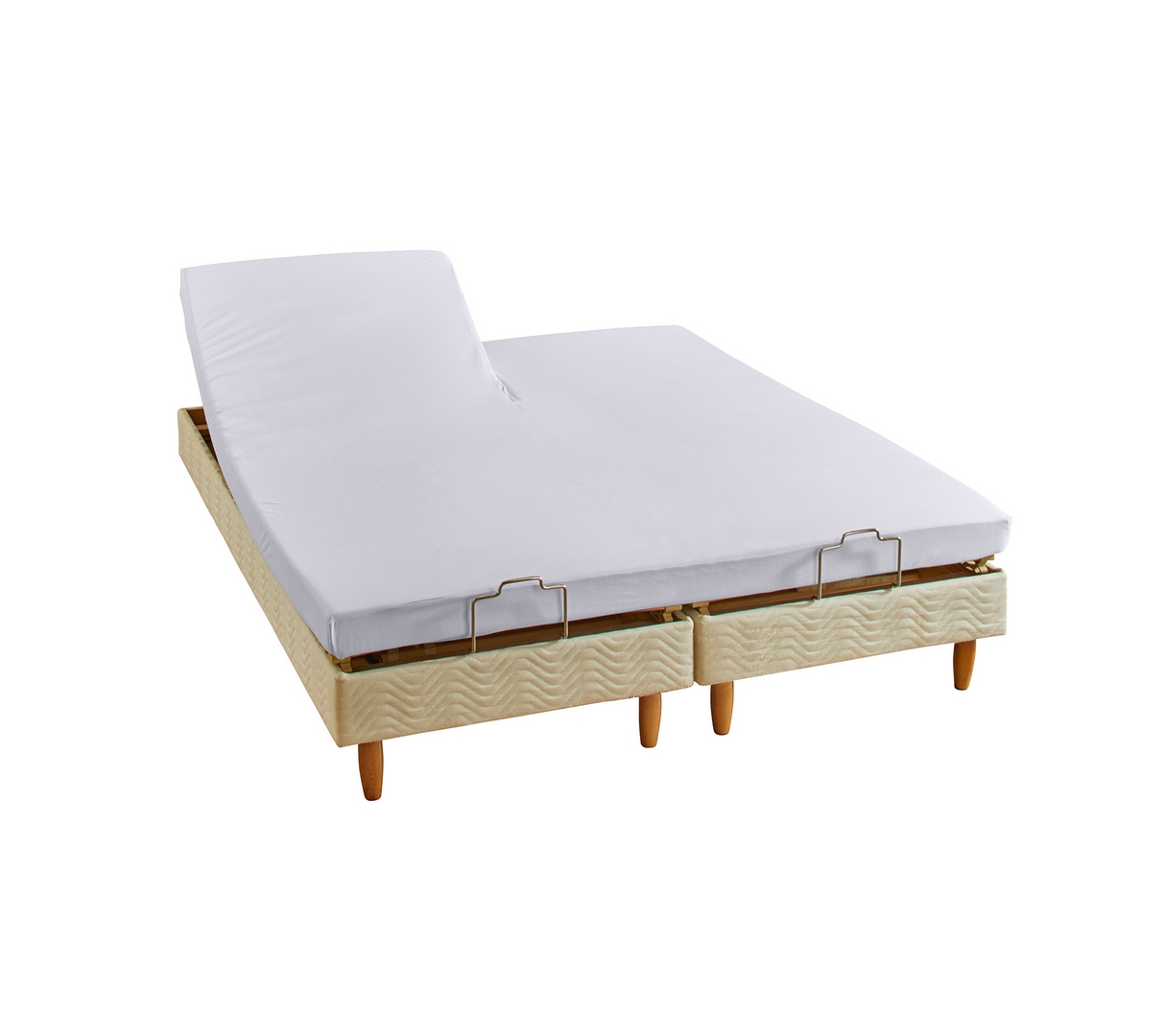 DRAP HOUSSE 2 TÊTES RESPIZEN BLANC 