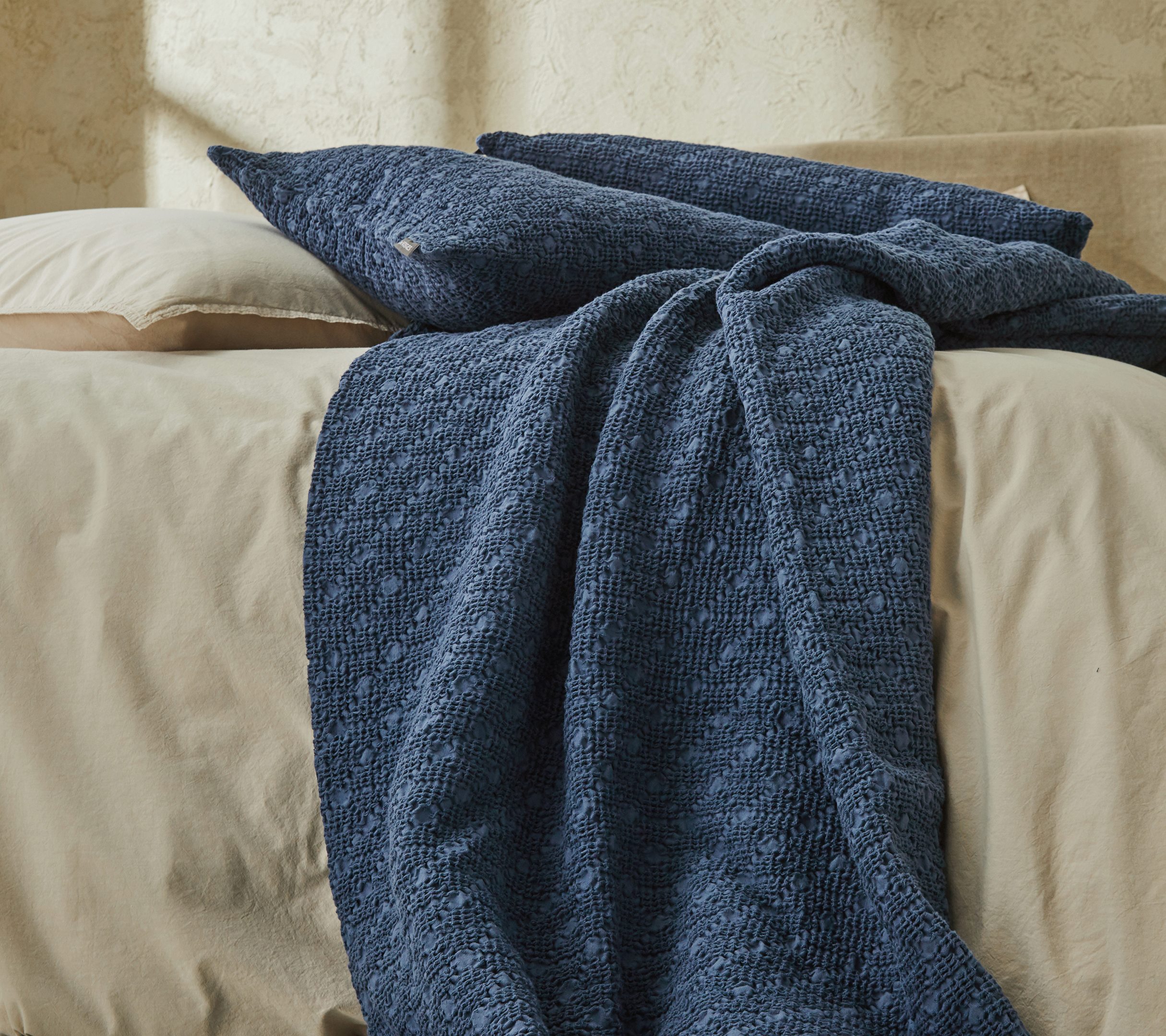 JETE DE LIT EVEREST INDIGO 