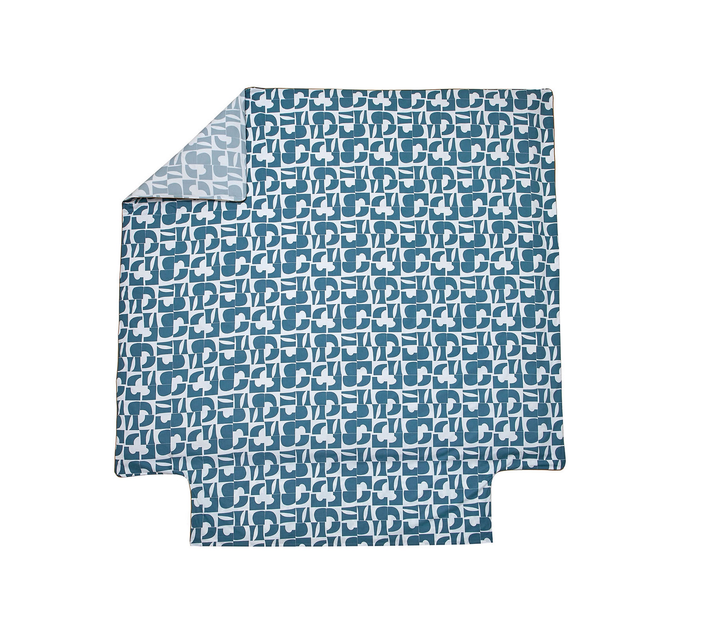 HOUSSE DE COUETTE CRAFT BLEU PAON 