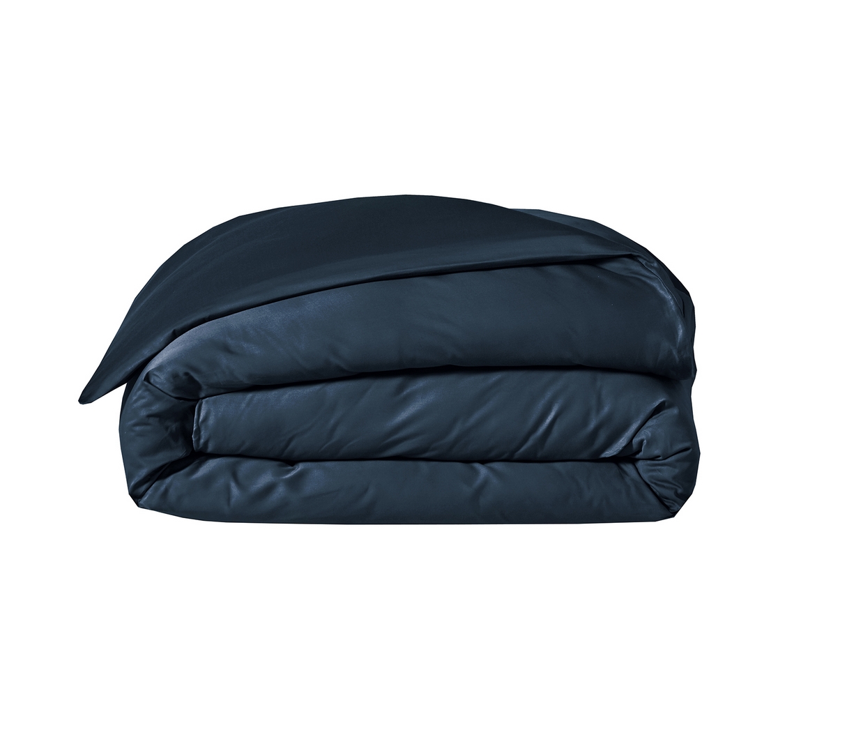 HOUSSE DE COUETTE UNI SATIN BLEU CORINTHE 