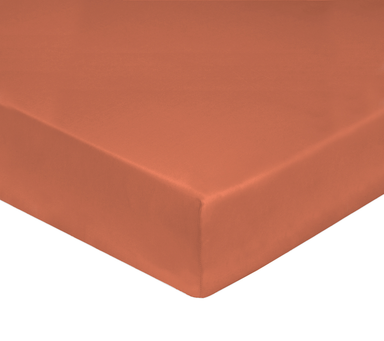 DRAP HOUSSE UNI SATIN ROSE BOISE 