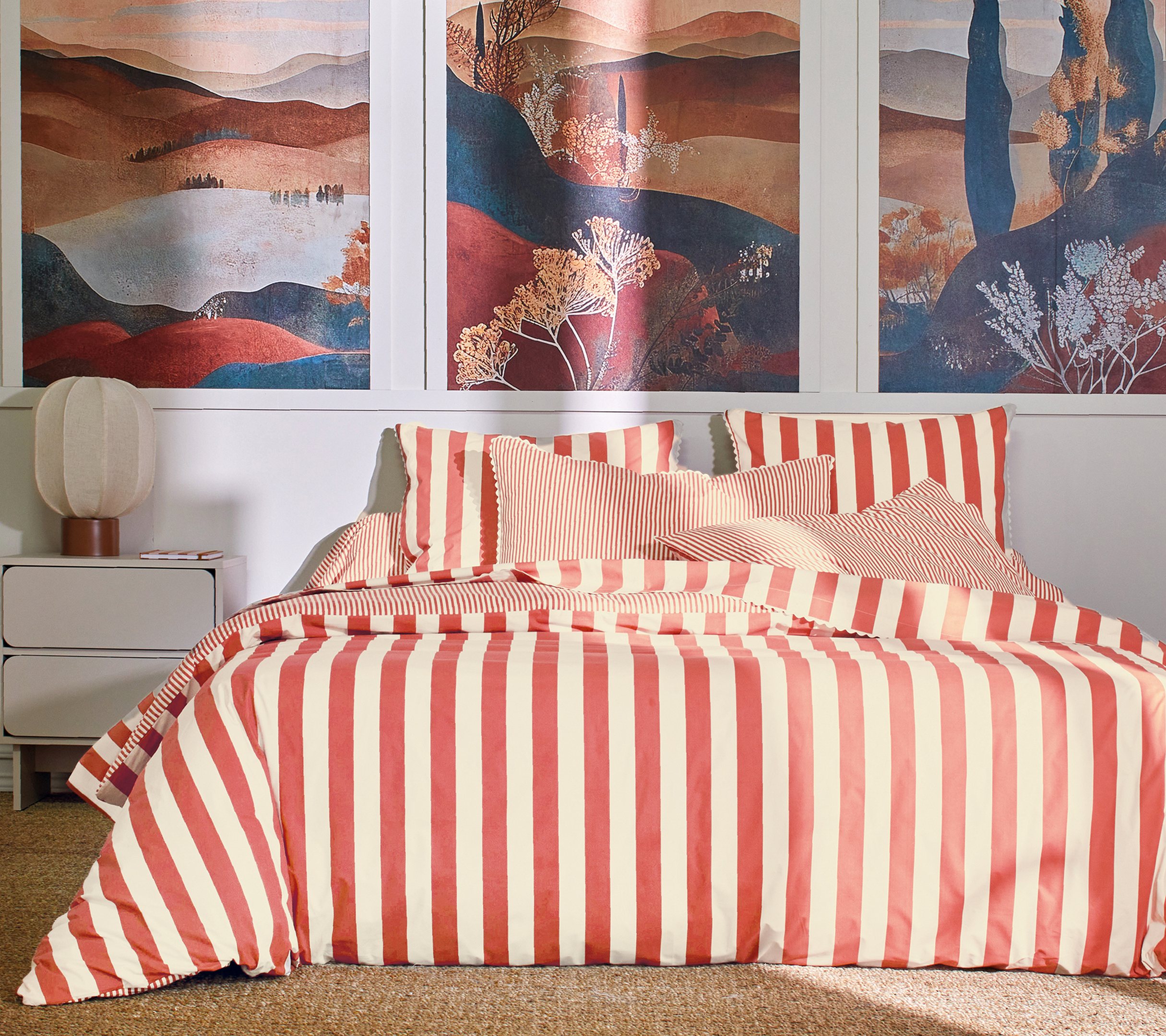 DRAP BELLA VITA TERRA COTA 