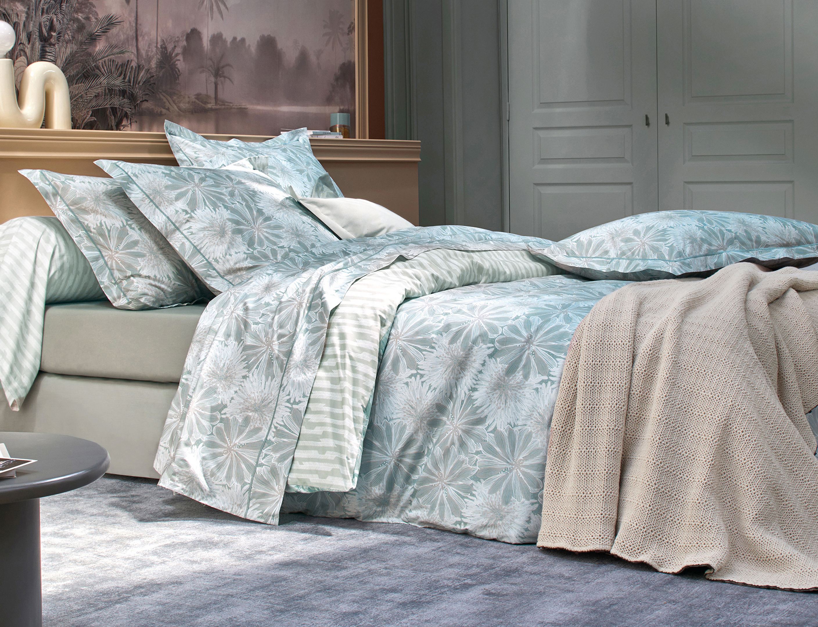HOUSSE DE COUETTE SERENITE BLEU CIEL 