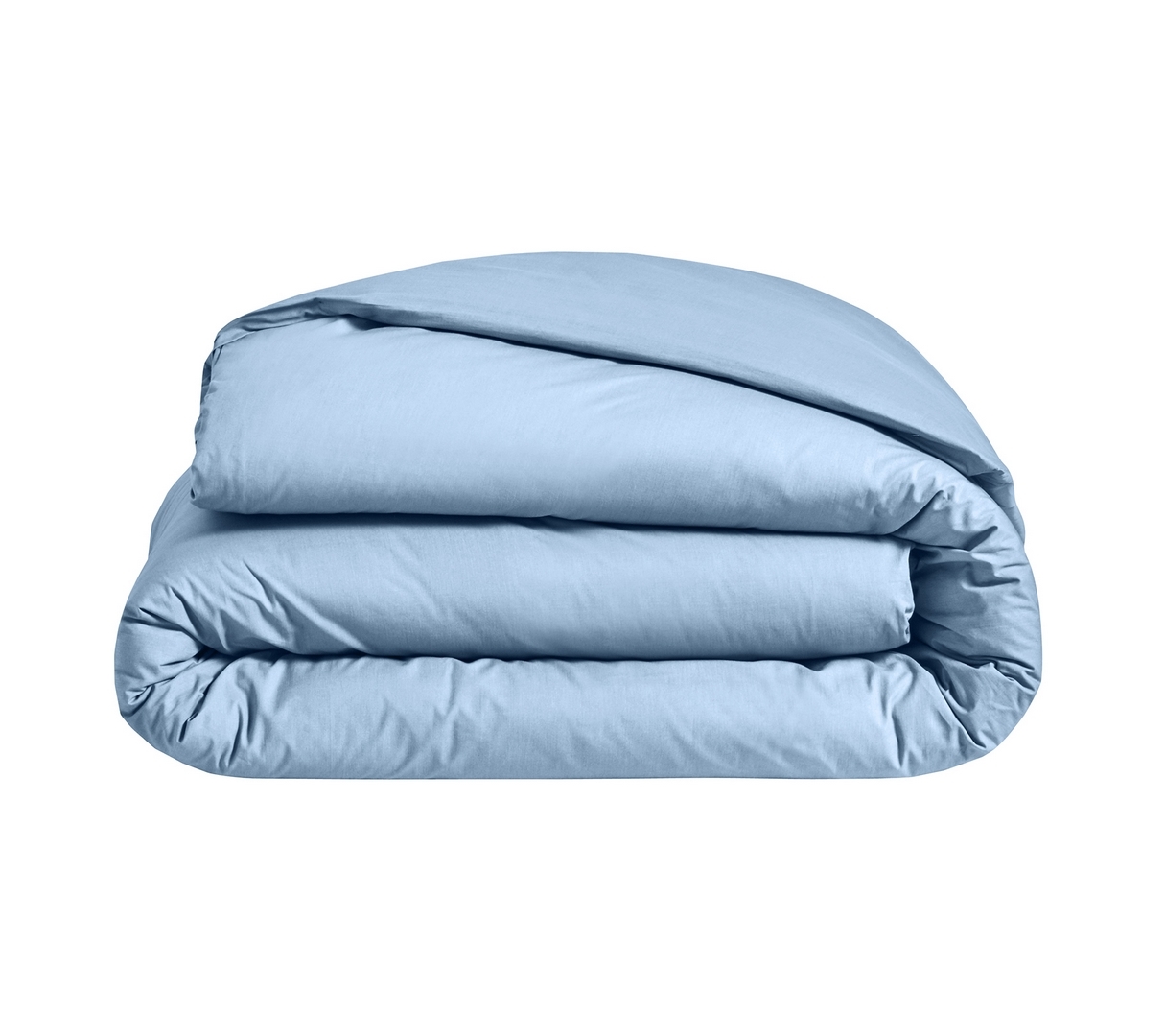 ENSEMBLE UNI PERCALE BLEU CIEL 