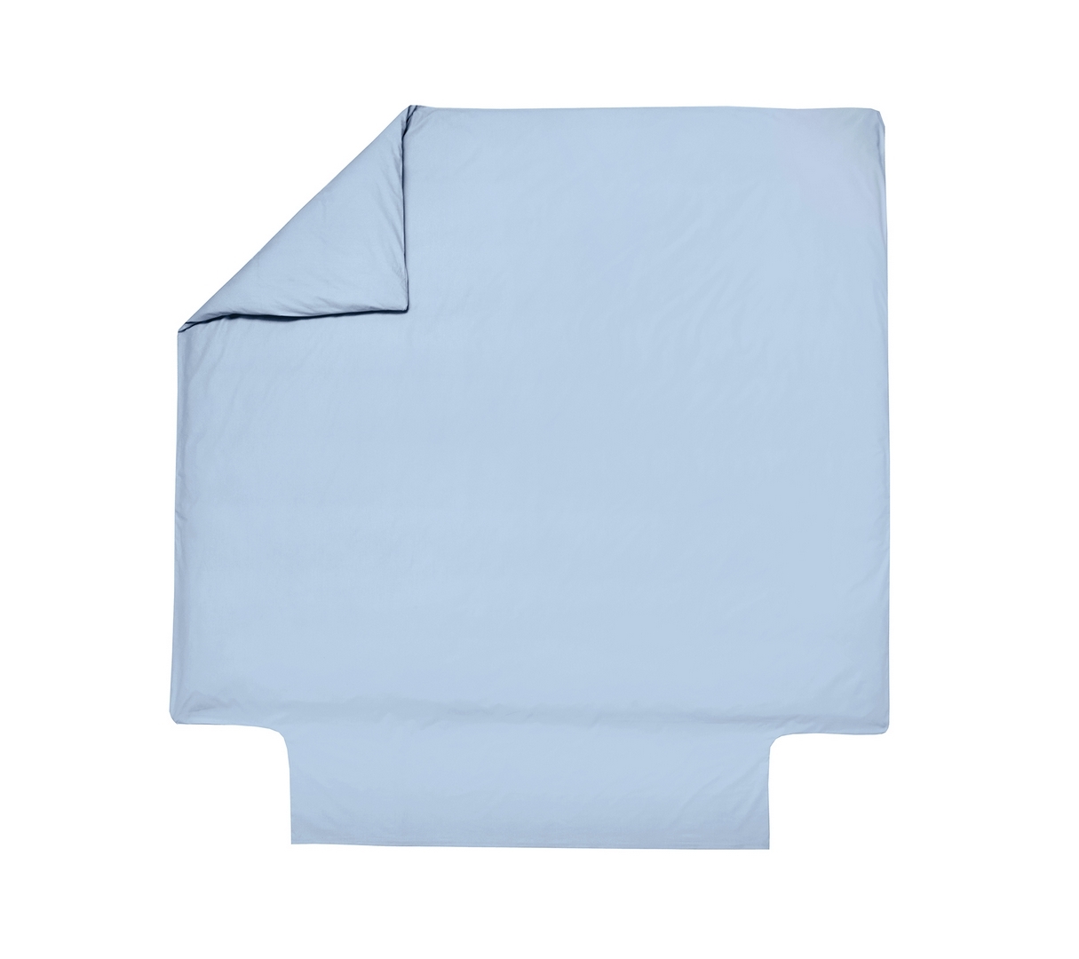 ENSEMBLE UNI PERCALE BLEU CIEL 