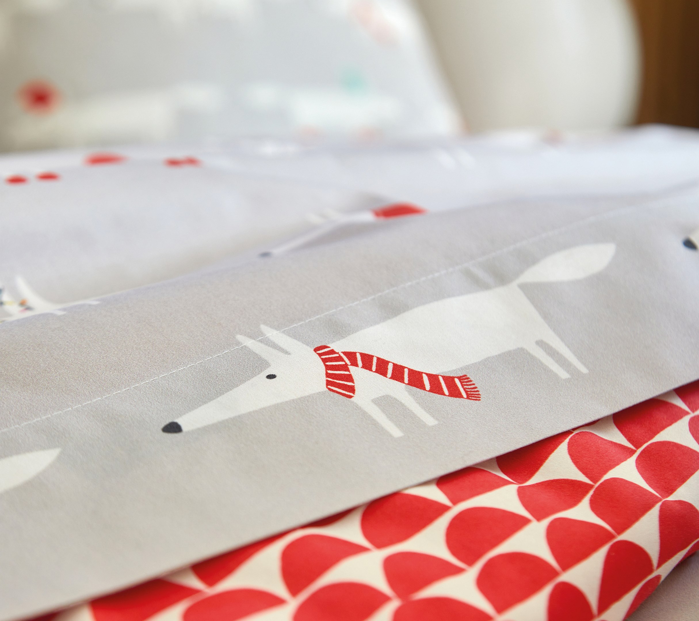 DRAP WINTER FOX NEIGE 