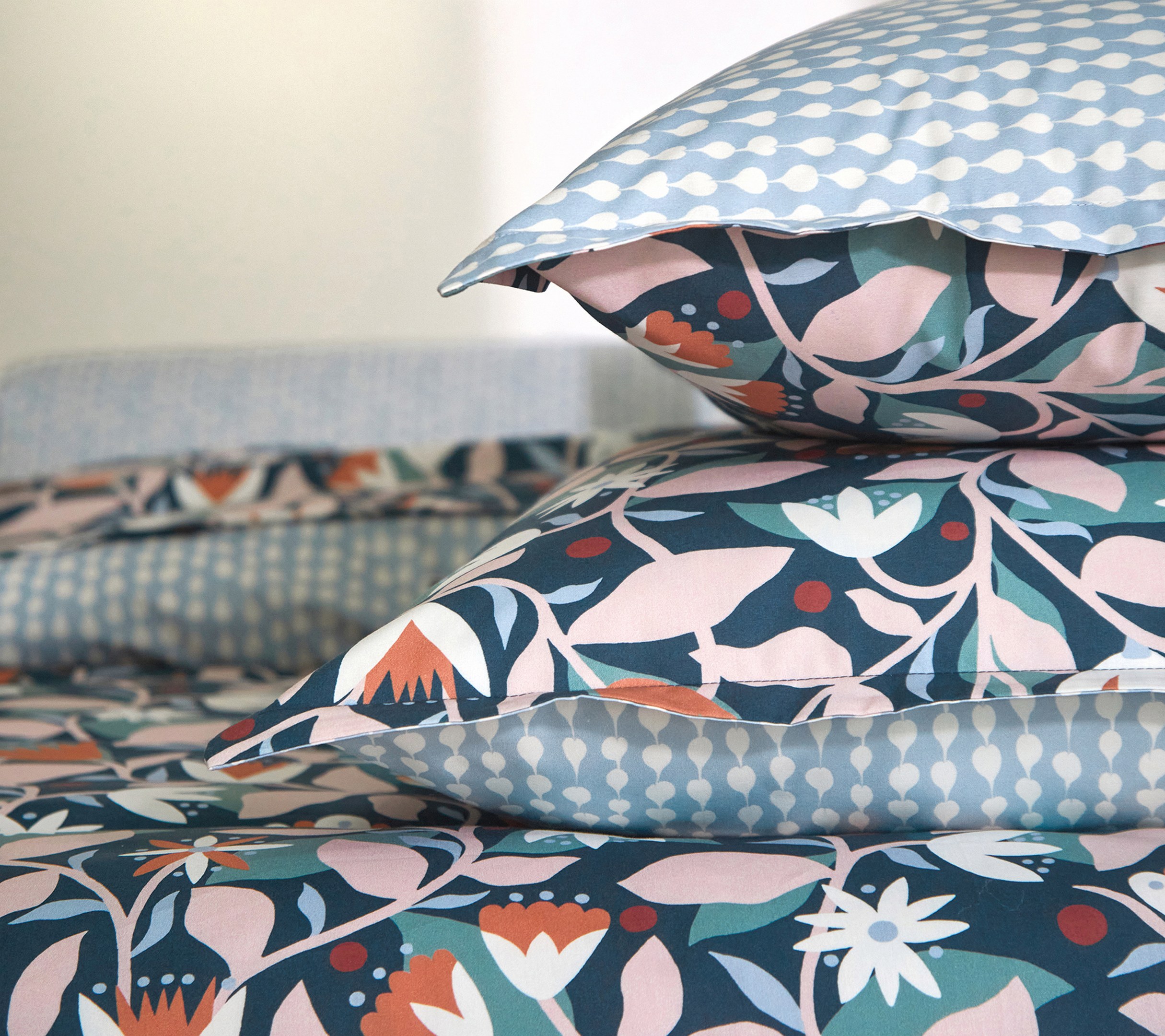HOUSSE DE COUETTE DAISY BLEU NUIT 