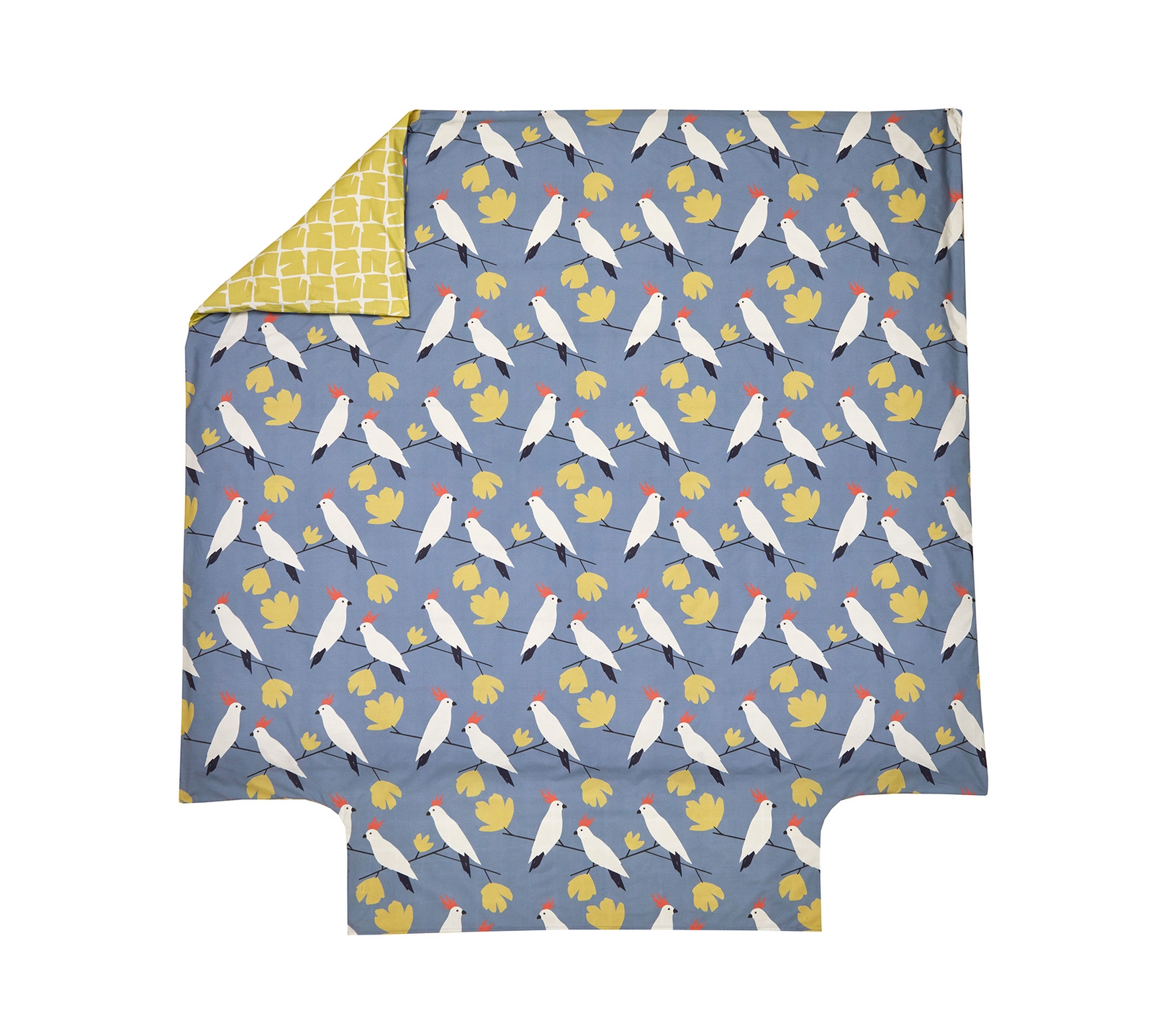 HOUSSE DE COUETTE LOVE BIRDS DENIM 