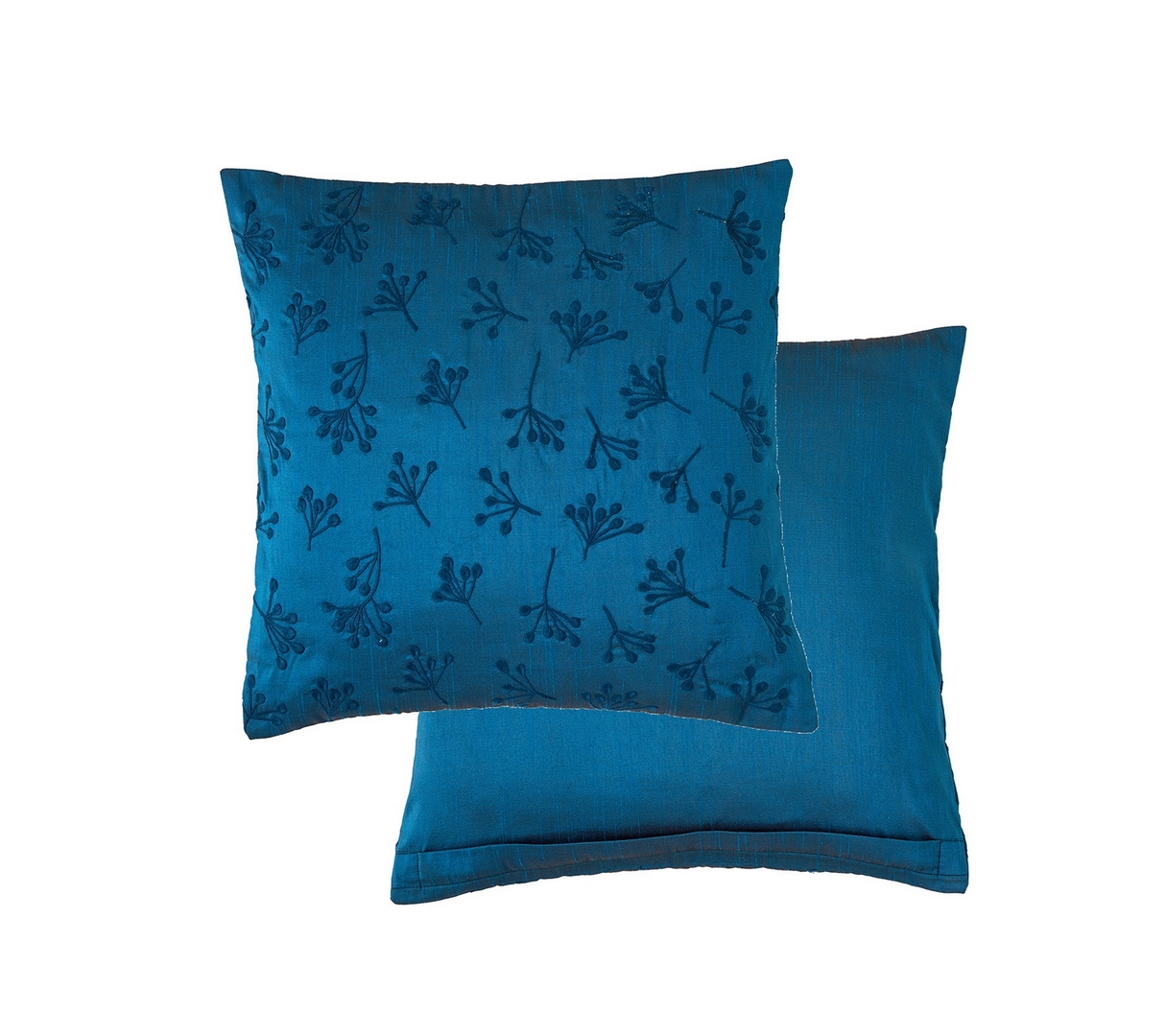 ENSEMBLE ENVELOPPE COUSSIN EMPIRE BLEU PAON 