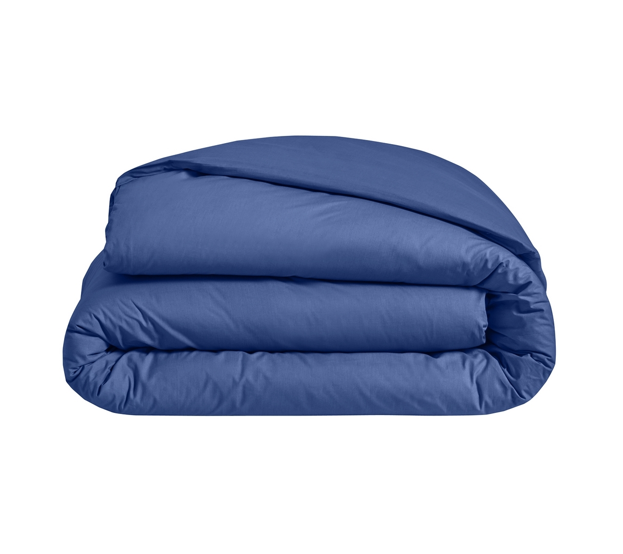 ENSEMBLE UNI PERCALE BLEU ROYAL 