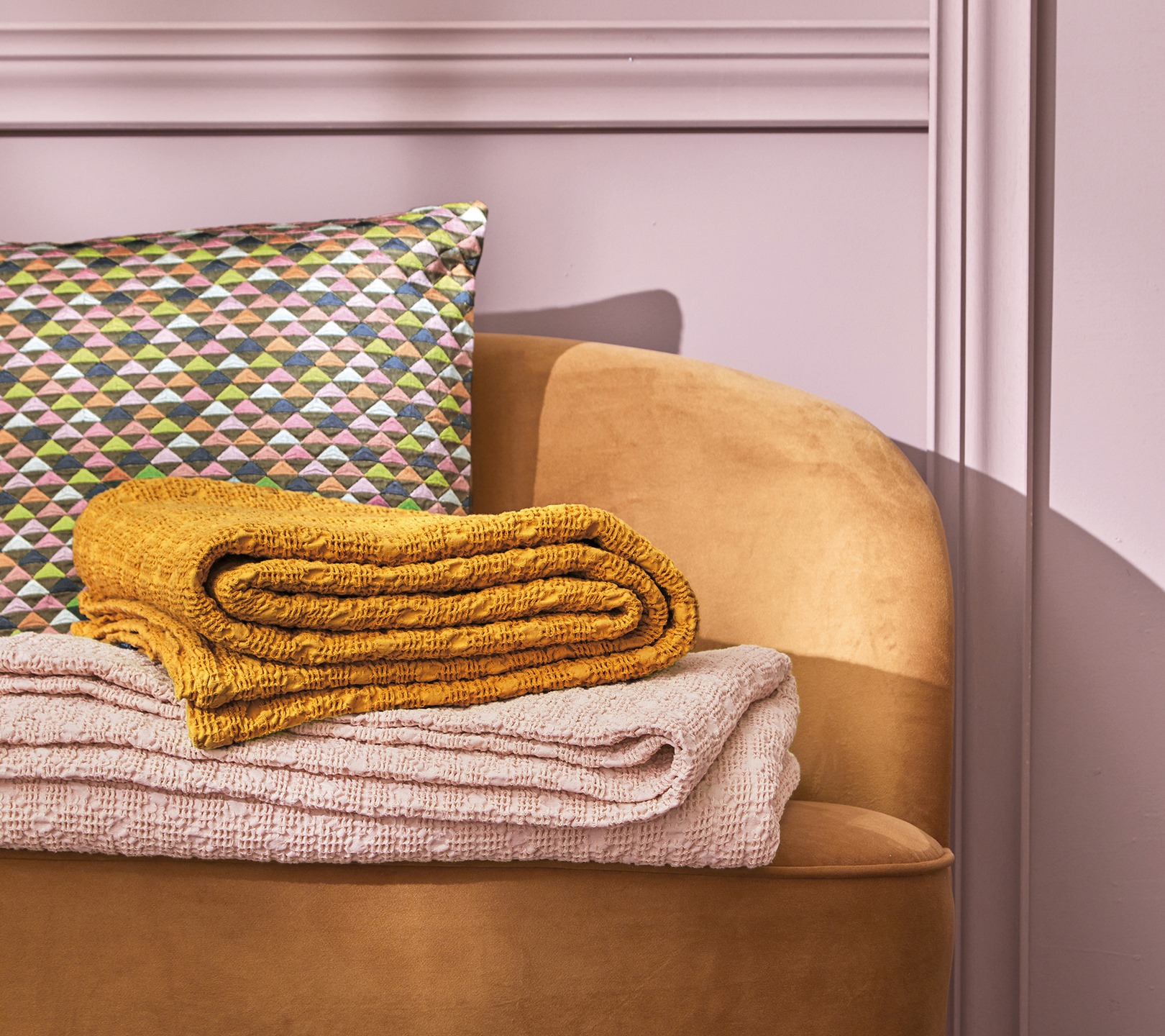 ENSEMBLE ENVELOPPE COUSSIN COCKTAIL CORAIL 