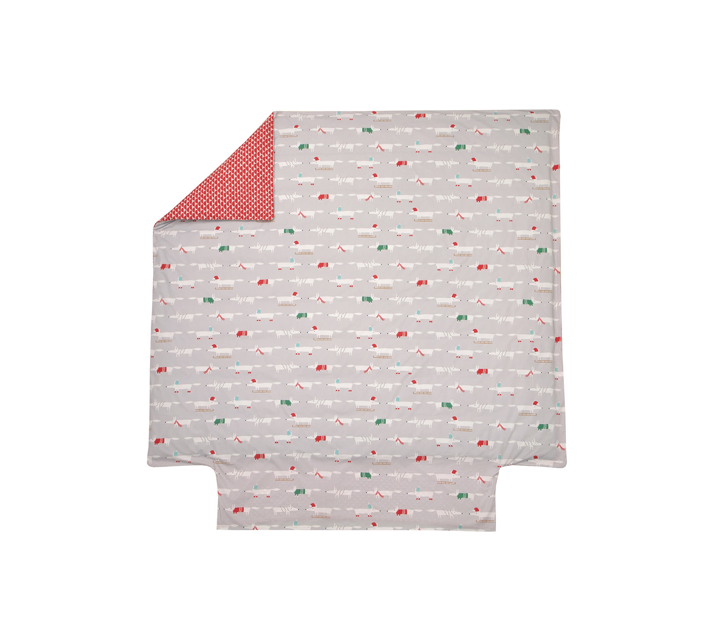 HOUSSE DE COUETTE WINTER FOX NEIGE 