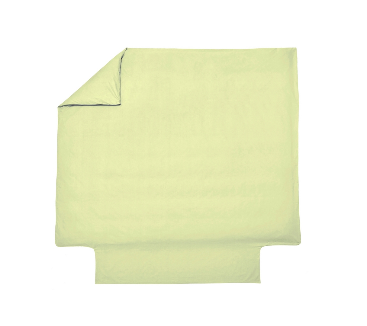 HOUSSE DE COUETTE UNI PERCALE ANIS 