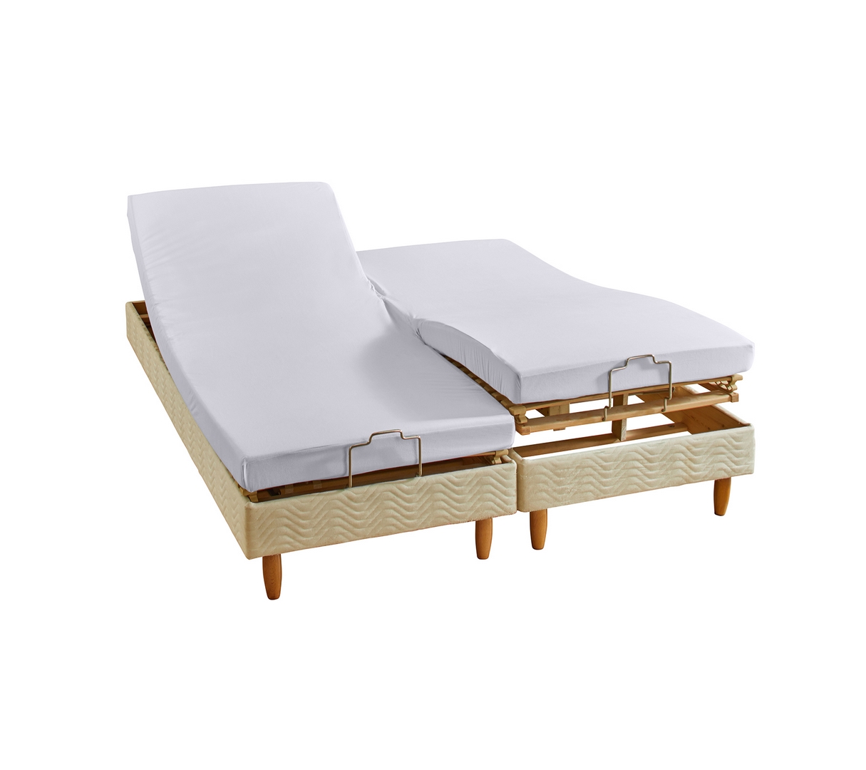 DRAP HOUSSE 4 TÊTES RESPIZEN BLANC 