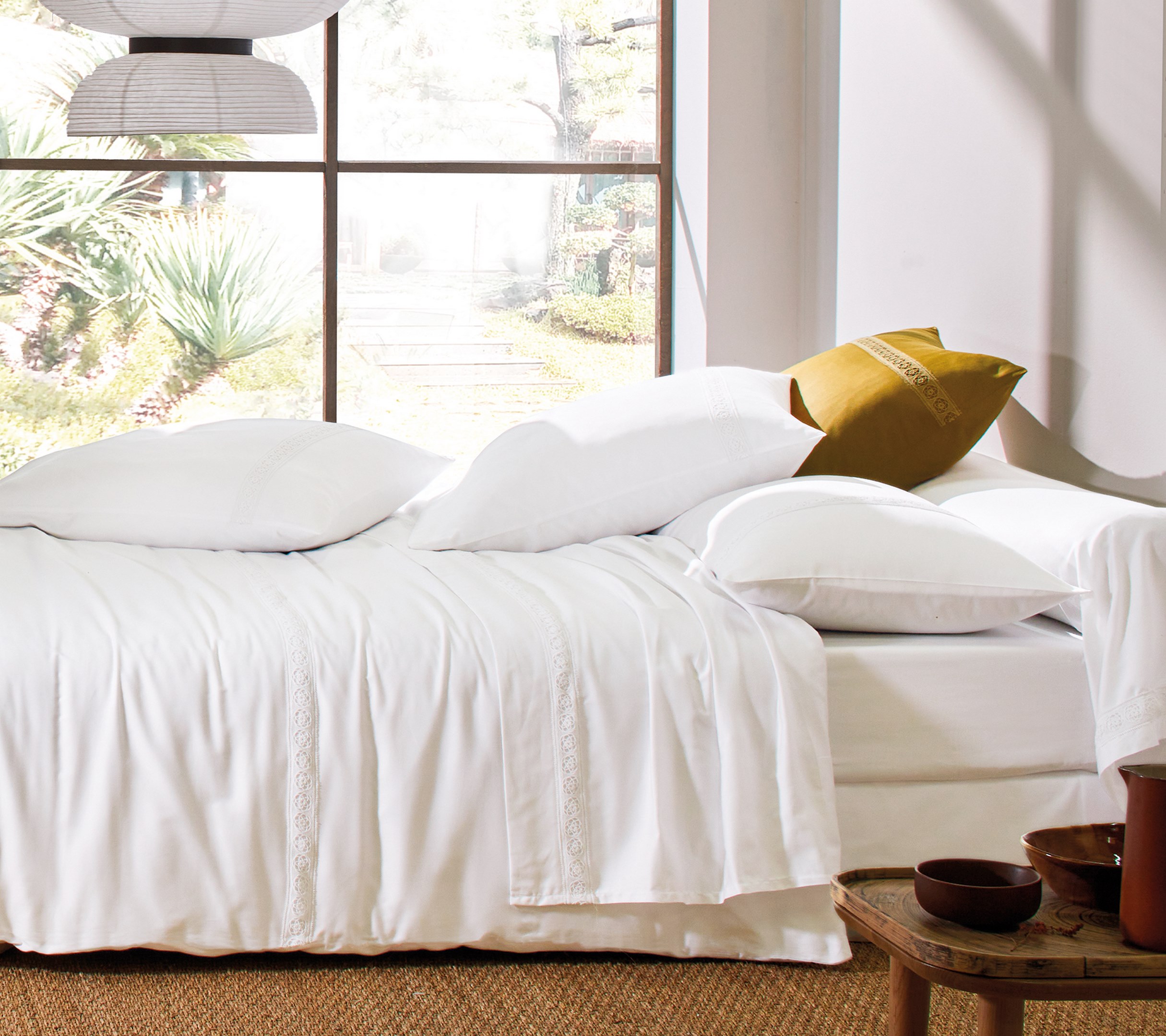 HOUSSE DE COUETTE HERITAGE BLANC 